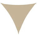 Vidaxl zonnescherm driehoekig 3,6x3,6x3,6 m oxford stof beige
