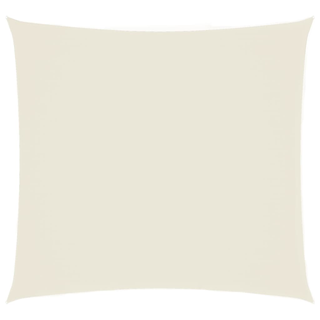 Vidaxl zonnescherm vierkant 3,6x3,6 m oxford stof crèmekleurig