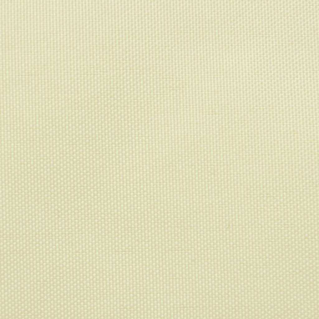 Vidaxl zonnescherm vierkant 3,6x3,6 m oxford stof crèmekleurig