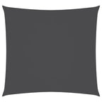Vidaxl zonnescherm vierkant 3,6x3,6 m oxford stof antracietkleurig