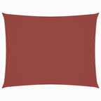 Vidaxl zonnescherm rechthoekig 2x4 m oxford stof terracottakleur