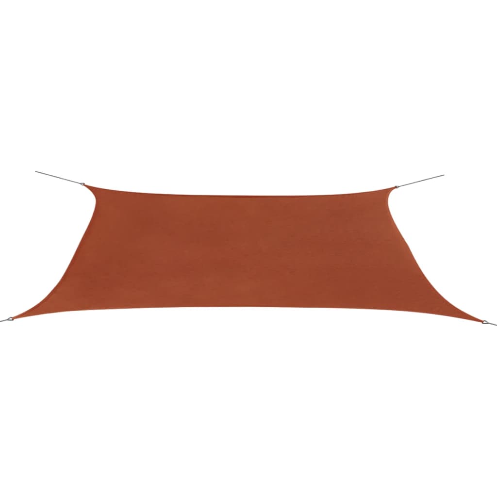 Vidaxl zonnescherm rechthoekig 4x6 m oxford stof terracottakleur