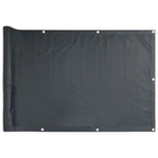 Vidaxl balkonscherm oxford textiel 75x400 cm antraciet