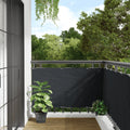Vidaxl balkonscherm oxford textiel 75x600 cm antraciet