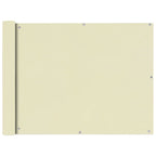 Vidaxl balkonscherm oxfordtextiel 90x600 cm crème