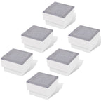 Vidaxl grondspots 6 st led 100x100x68 mm