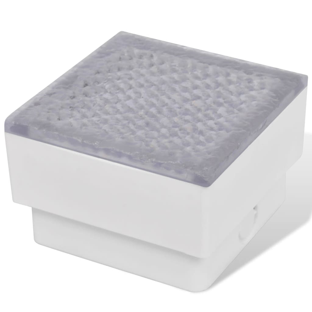 Vidaxl grondspots 6 st led 100x100x68 mm