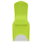 Vidaxl stoelhoes stretch antraciet 6st groen