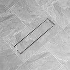 Vidaxl doucheputje rechthoekig 530x140mm roestvrij staal