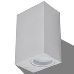 Vidaxl led-buitenwandlampen 2 st vierkant op- neerwaarts