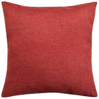 VidaXL Kussenhoezen 4 stuks linnen look bordeauxrood 80x80 cm