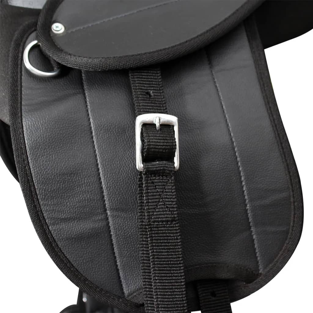 Vidaxl ponyzadel set 10 zwart