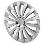 Proplus wieldoppen 4 st meridian 16'' zilverkleurig