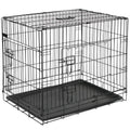 @pet hondenbench 92,5x57,5x64 cm metaal zwart 15003
