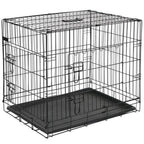 @pet hondenbench 92,5x57,5x64 cm metaal zwart 15003