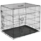 @pet hondenbench 50,8x30,5x35,5 cm metaal zwart 15006