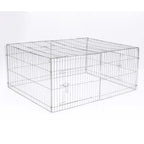 @pet huisdierenren voor buiten castle 144x112x60 cm metaal