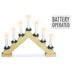 Ambiance Ambiance Kaarsenbrug met 7 LED's naturel