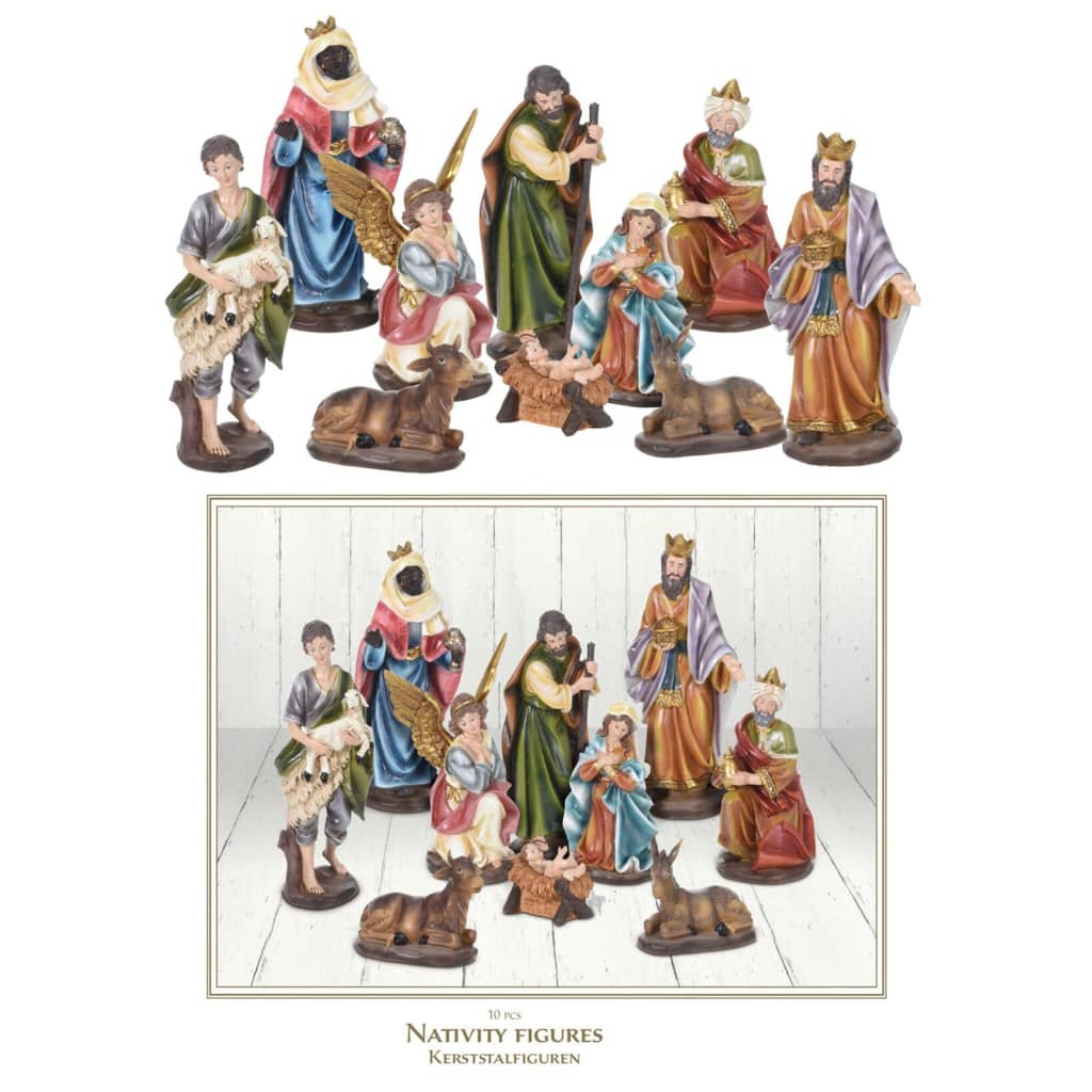 Kerstfiguren, 10dlg.