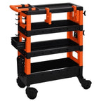 Fx-tools gereedschapswagen 4-laags zwart en oranje