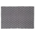 Sealskin trellis badmat 60x9cm katoen zwart