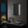 Vidaxl badkamerspiegel led 60x80 cm