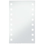 Vidaxl badkamerspiegel led 60x100 cm