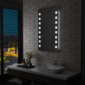 Vidaxl badkamerspiegel led 60x100 cm