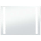 Vidaxl badkamerspiegel led 100x60 cm