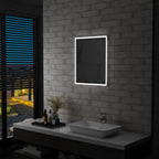 Vidaxl badkamerspiegel led 50x60 cm
