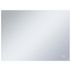 VidaXL Badkamerspiegel LED met aanraaksensor 60x50 cm