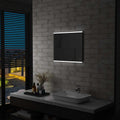 VidaXL Badkamerspiegel LED met aanraaksensor 60x50 cm
