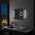Vidaxl badkamerspiegel led met aanraaksensor 80x60 cm