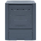 Vidaxl compostbak 260 l 60x60x73cm grijs
