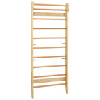 Vidaxl wandklimrek 80x15,8x195 cm hout