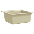 Vidaxl gootsteen enkele bak graniet beige
