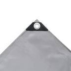 Vidaxl dekzeil 650 g m² 1,5x10 m grijs