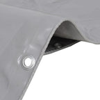 Vidaxl dekzeil 650 g m² 2,5x3,5 m grijs