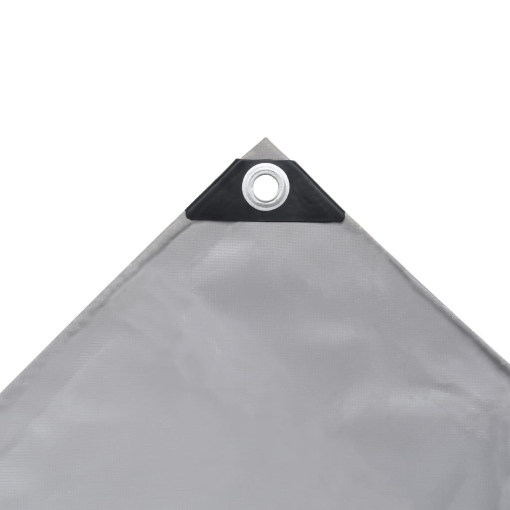 Vidaxl dekzeil 650 g m² 2,5x3,5 m grijs
