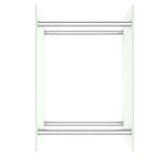 VidaXL Haardhoutrek 40x35x60 cm glas wit