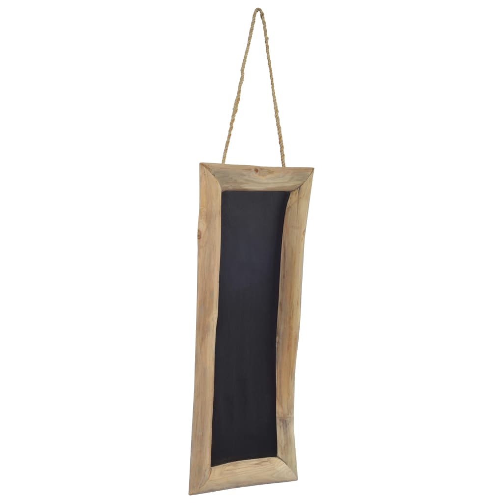 VidaXL Krijtborden 3 st 30x70 cm teakhout