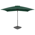 VidaXL Parasol met draagbare voet groen