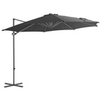 VidaXL Parasol met draagbare voet antracietkleurig