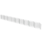 Vidaxl schanskorfmuur 630x30x50 cm gegalvaniseerd staal