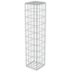 Vidaxl schanskorfmuur met deksels 20x20x100 cm gegalvaniseerd staal