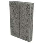 Vidaxl schanskorfmuur met deksels 100x20x150 cm gegalvaniseerd staal