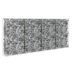 Vidaxl schanskorfmuur met deksels 200x20x85 cm gegalvaniseerd staal