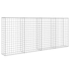 Vidaxl schanskorfmuur met deksels 200x20x85 cm gegalvaniseerd staal