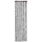 Vidaxl vliegengordijn 56x185 cm chenille grijs en wit
