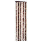 Vidaxl vliegengordijn 56x185 cm chenille beige en lichtbruin
